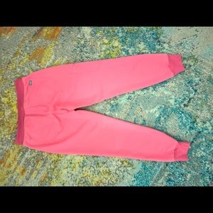 Figs Neon Pink Zamora jogger scrub pants